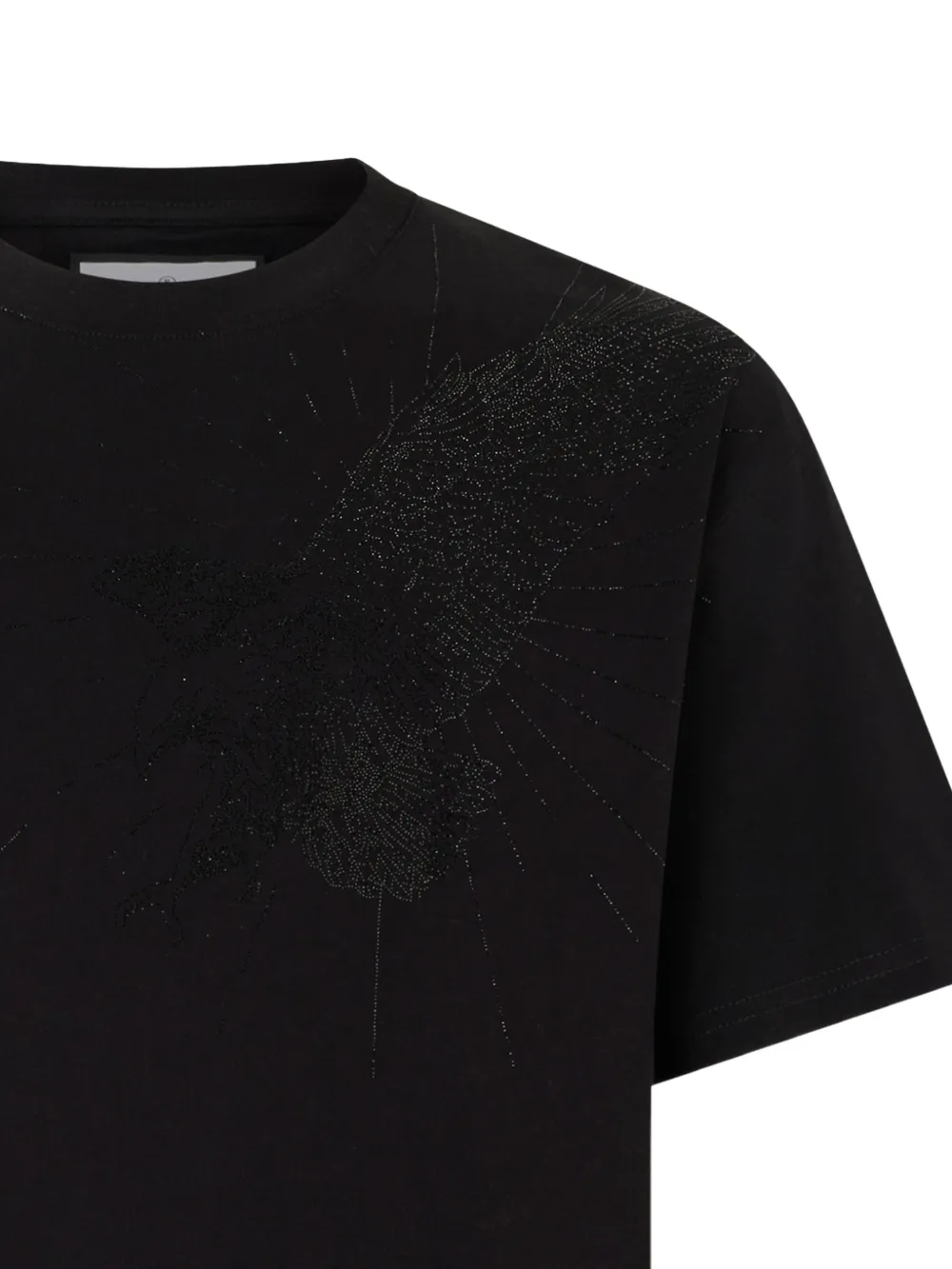 Philipp Plein T-shirt met ronde hals en patroon Zwart