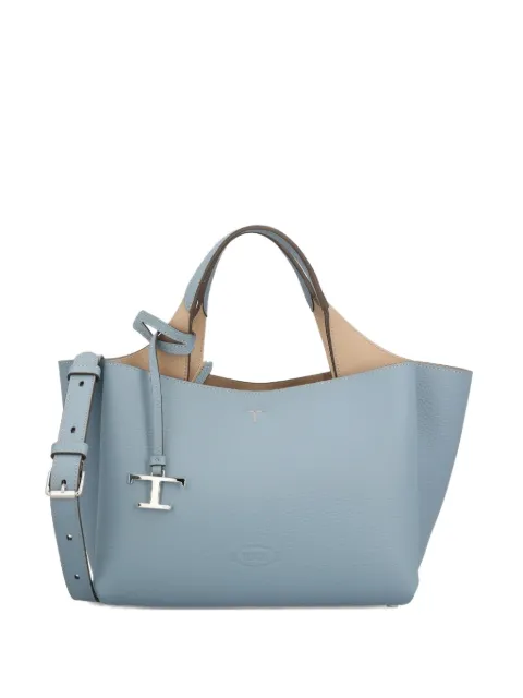 Tod's mini pebbled charm tote bag