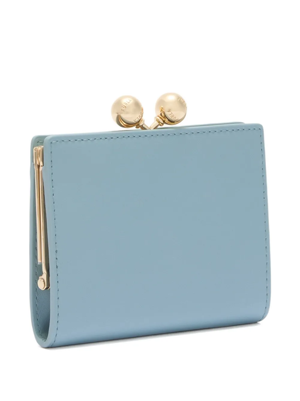 Furla Dots portemonnee met metalen gesp Blauw