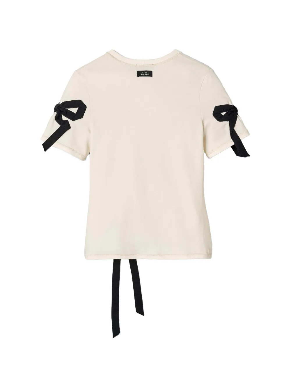  Marc Jacobs Bow-print T-shirt - Neutrals 