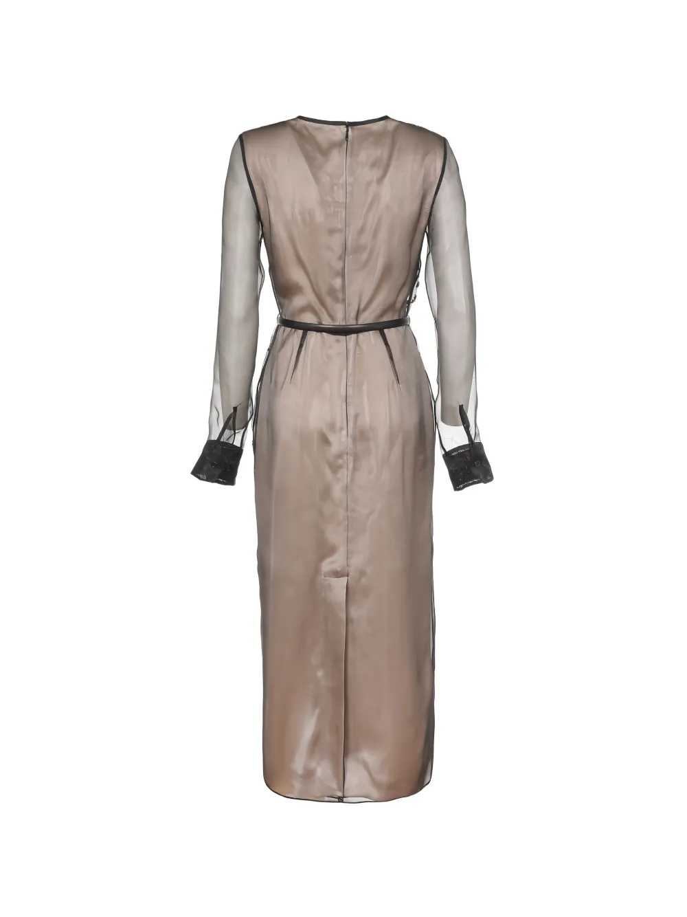 Crystal-Embellishment Midi Dress