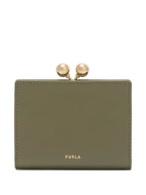 Furla Sfera Clasp Leather Coin Case | Neutrals | FARFETCH