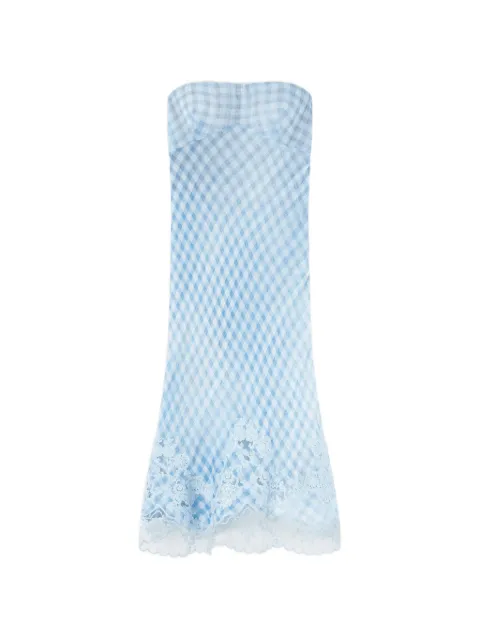 Ermanno Scervino check-pattern midi dress