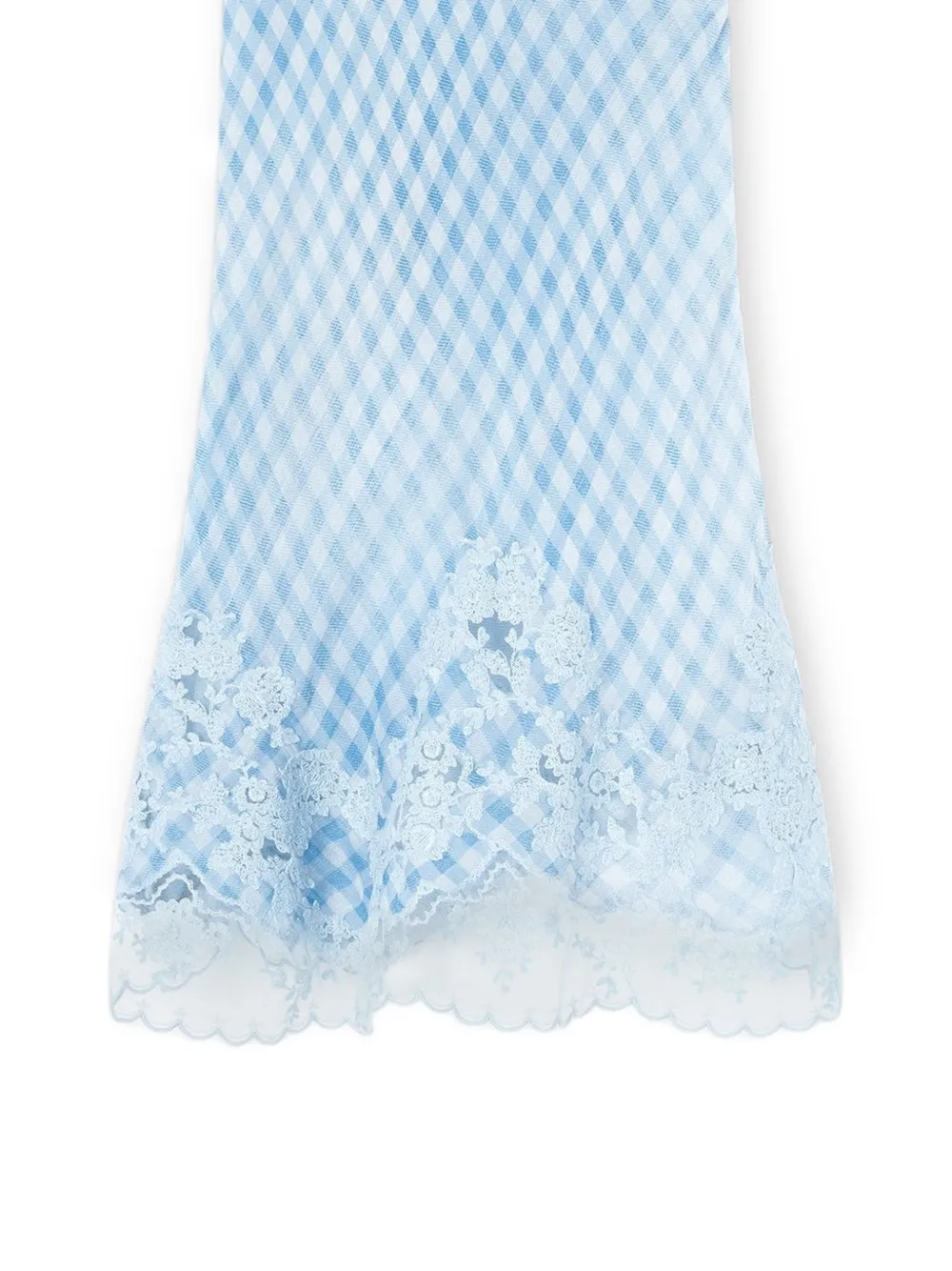  Ermanno Scervino Check-pattern Midi Dress - Blue 