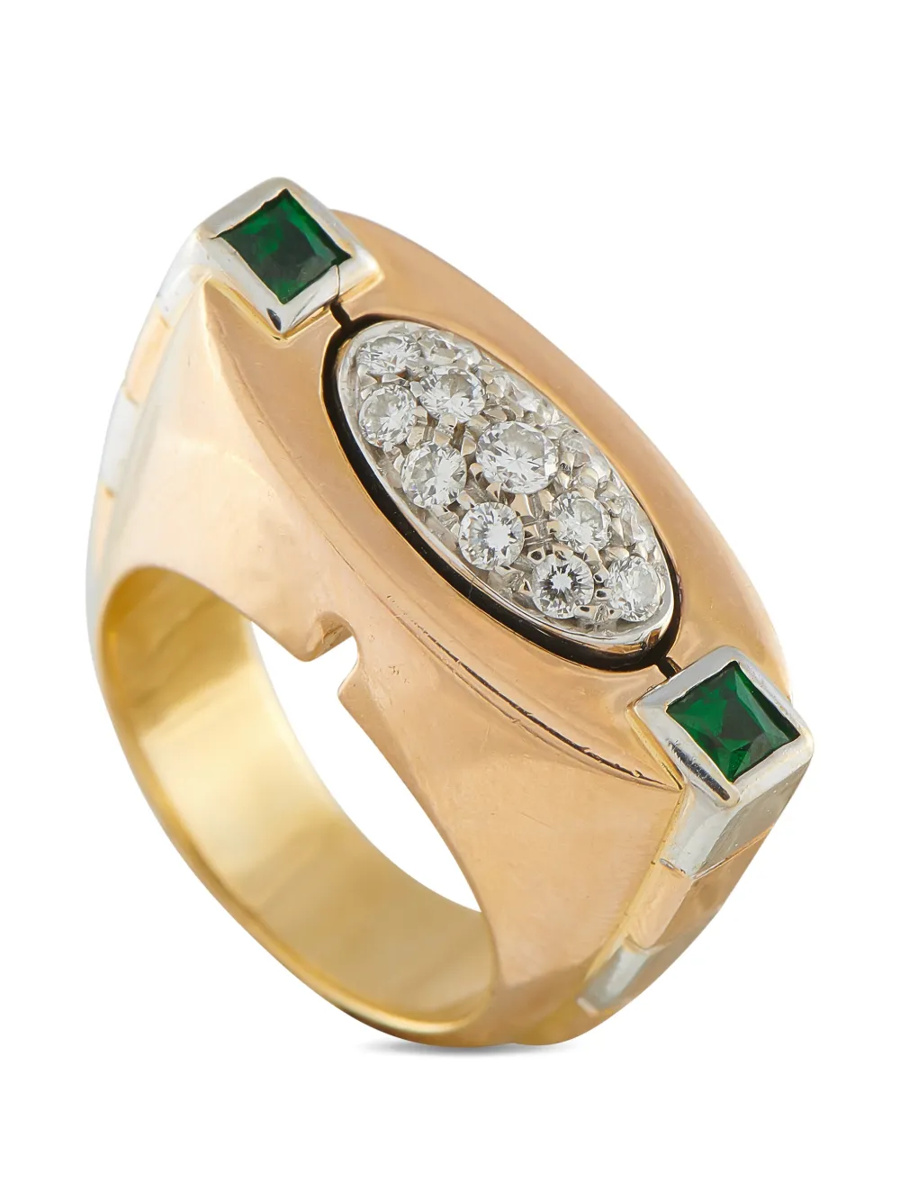 Nouvelle Bague diamond and tsavorite ring - Oro