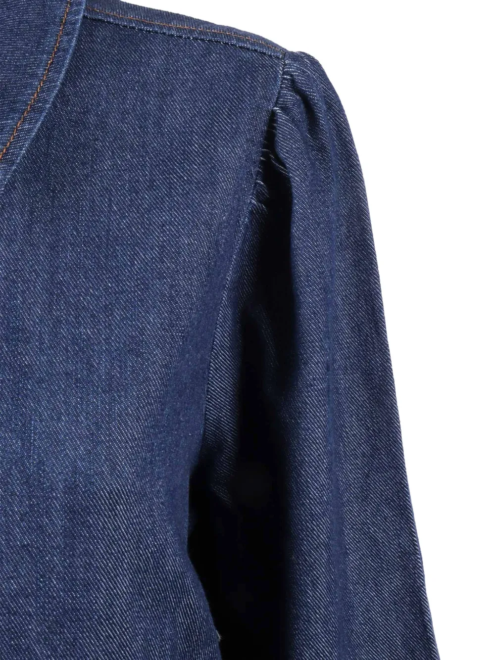 7 For All Mankind Blouse met pofmouwen Blauw