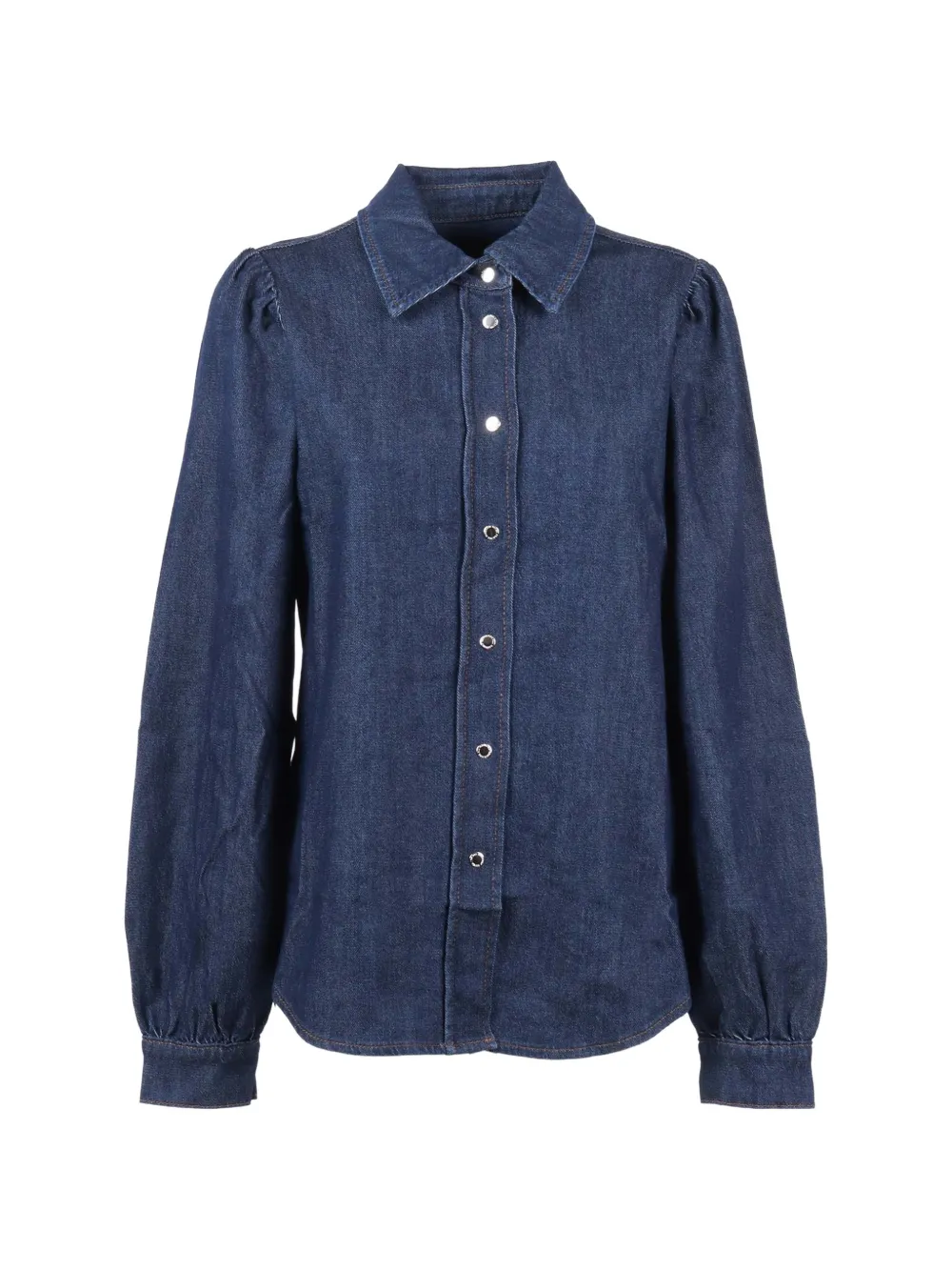 7 For All Mankind puff sleeves shirt - Blu