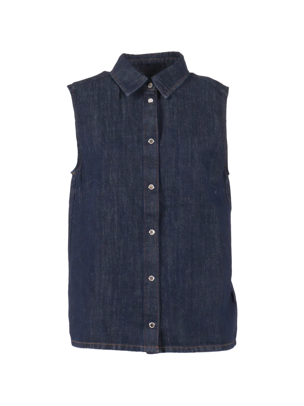 7 For All Mankind sleeveless blossom shirt - Blu