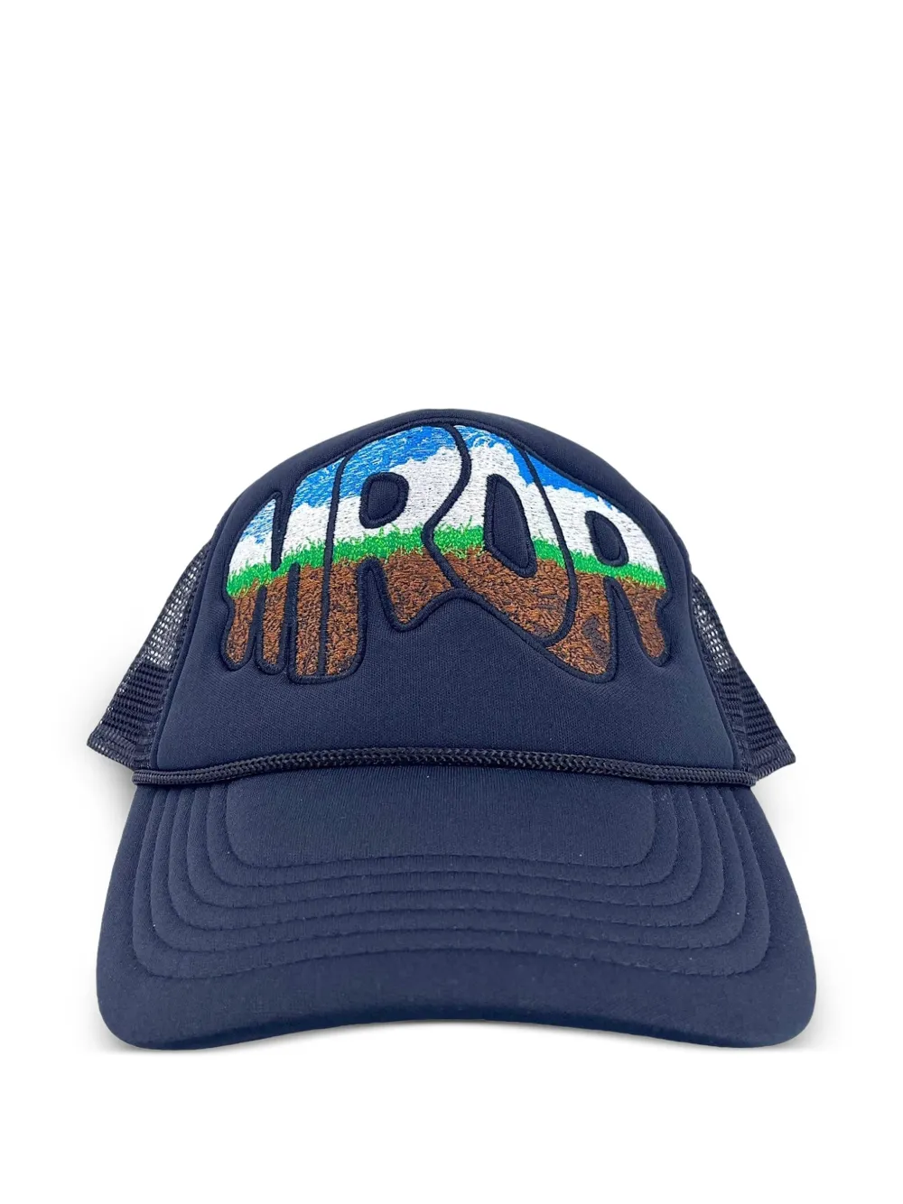 Who Decides War graphic cap - Blu