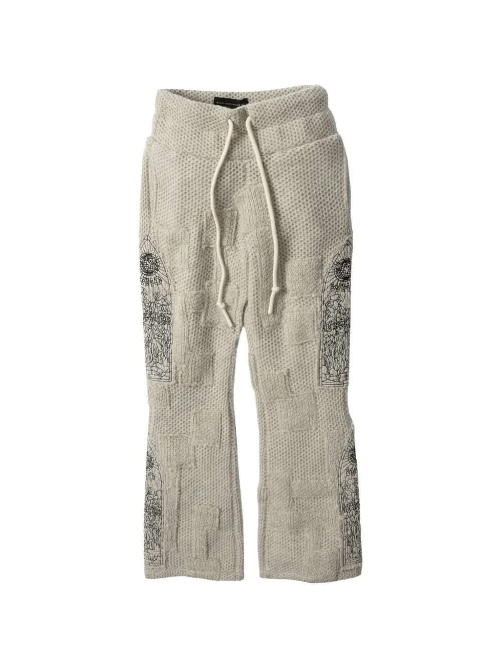 Who Decides War waffle window track pants - Toni neutri