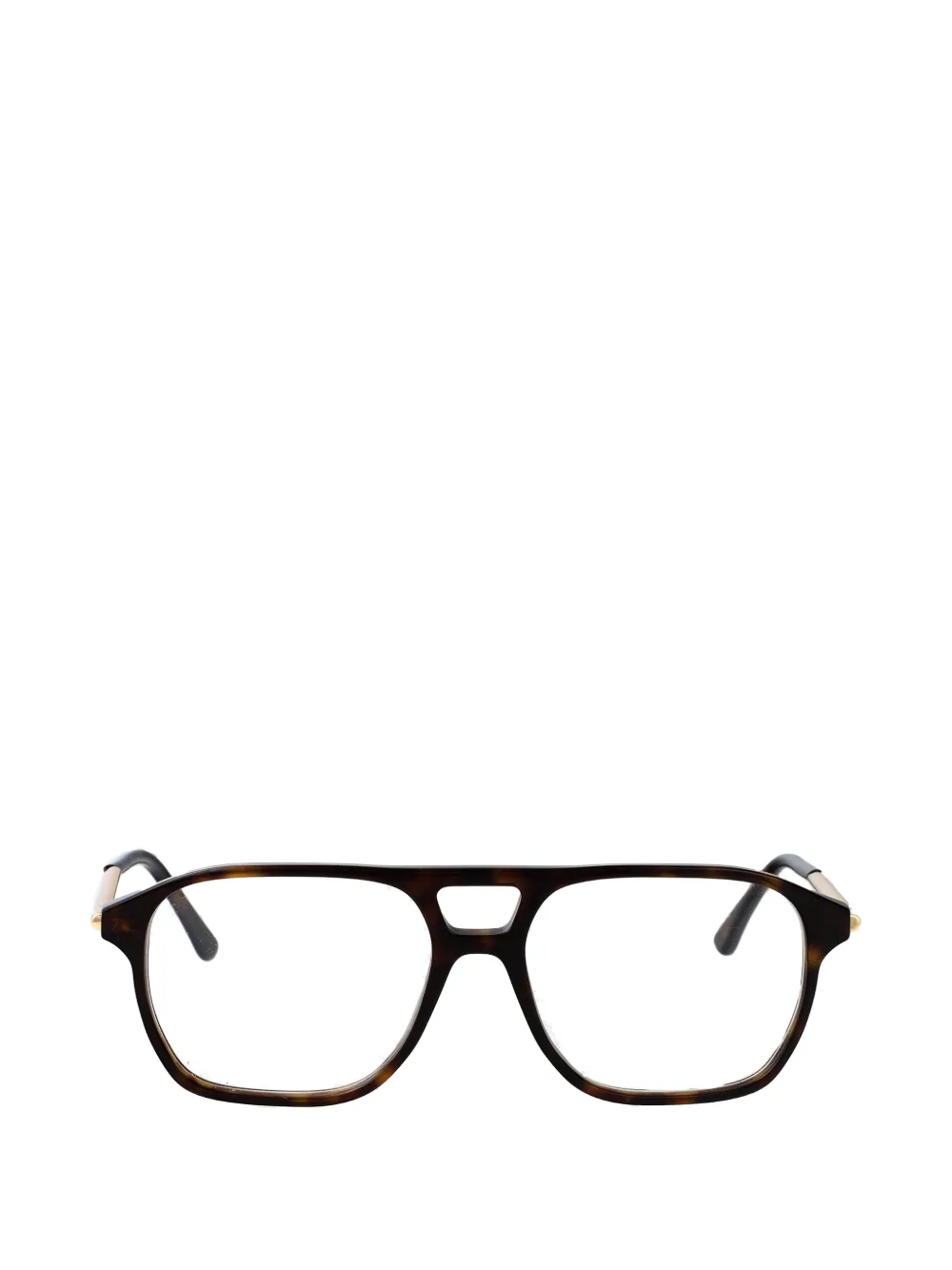 Givenchy Eyewear browline glasses - Marrone