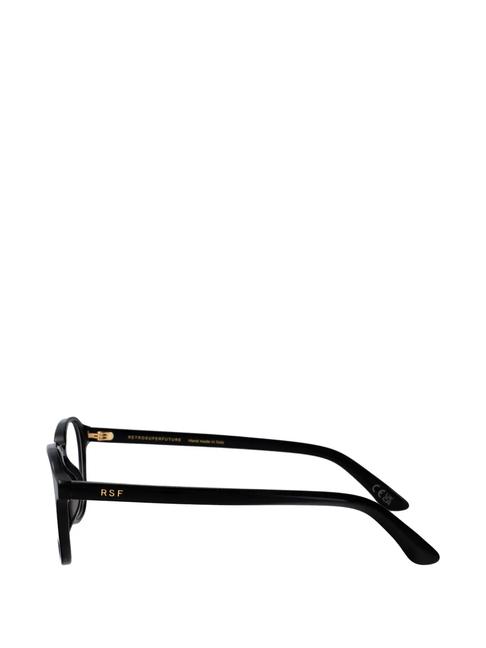  Retrosuperfuture Numero 02 Round-frame Glasses - Black 