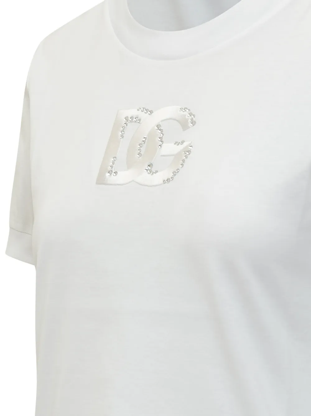 Dolce & Gabbana T-shirt met logodetail Wit