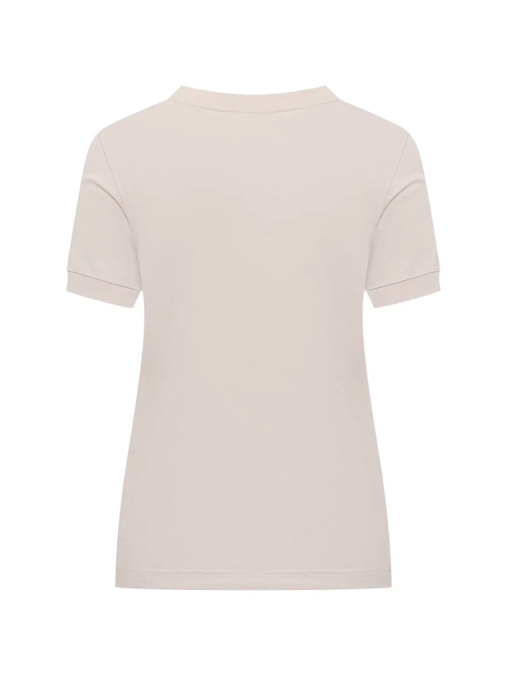 Dolce & Gabbana T-shirt verfraaid met kristallen en logopatch Roze