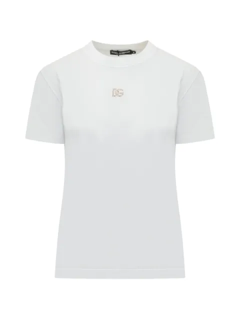 Dolce & Gabbana playera con logo y detalles