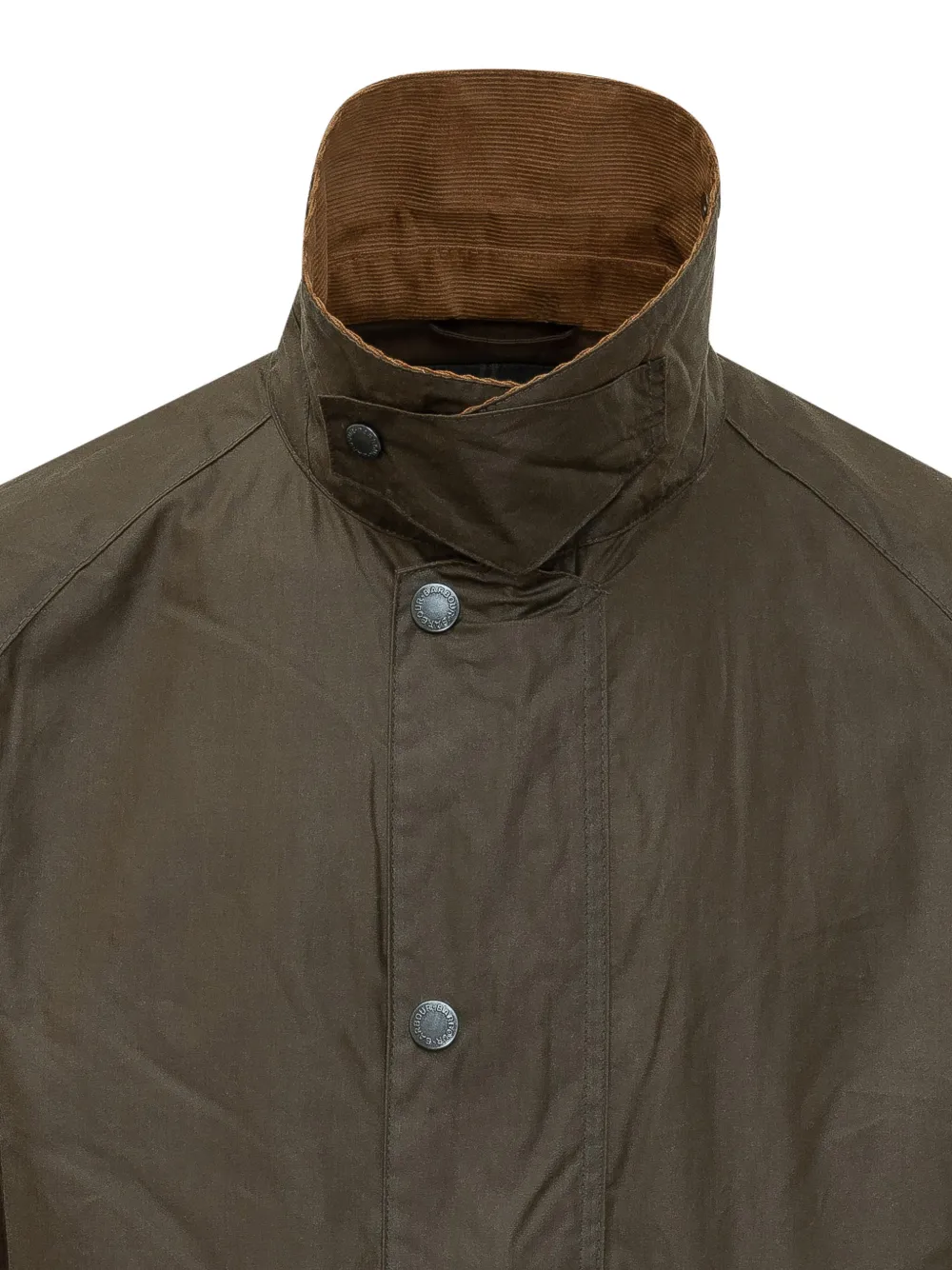 Barbour Modern Bedale jack met knopen Groen