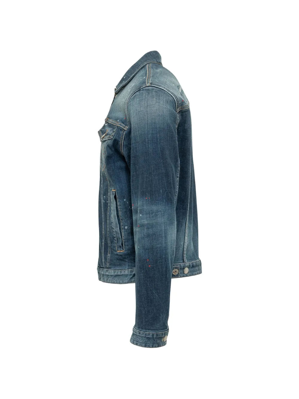  Dsquared2 Buttoned Denim Jacket - Blue 