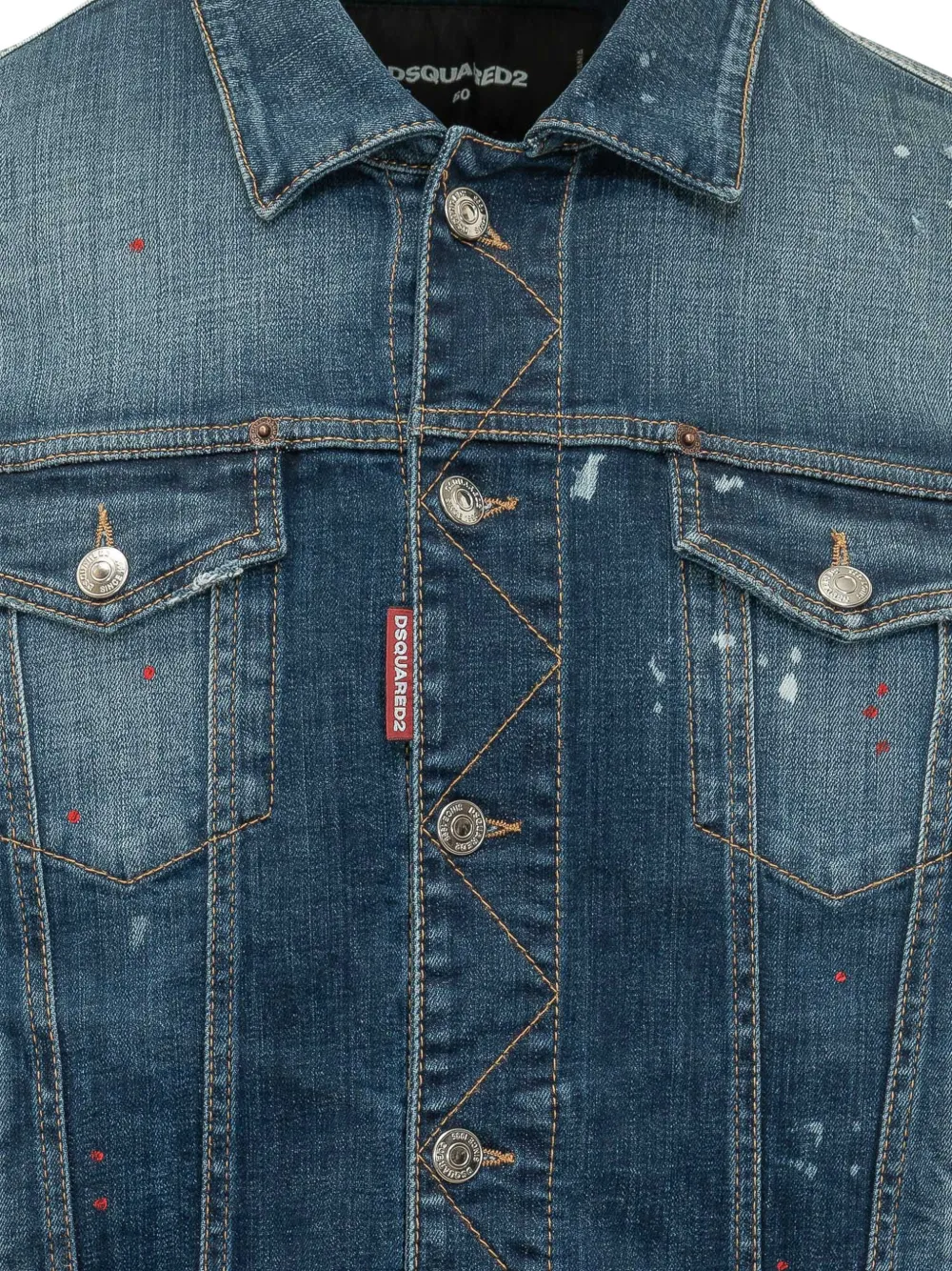 DSQUARED2 Denim jack met knopen Blauw