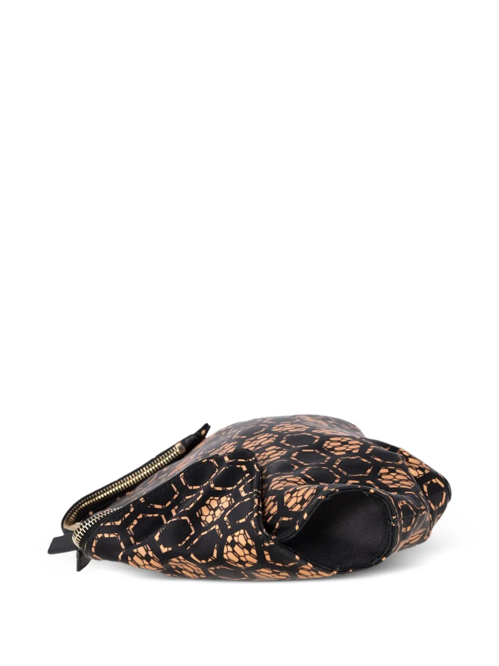 Manta Printed Leather Clutch