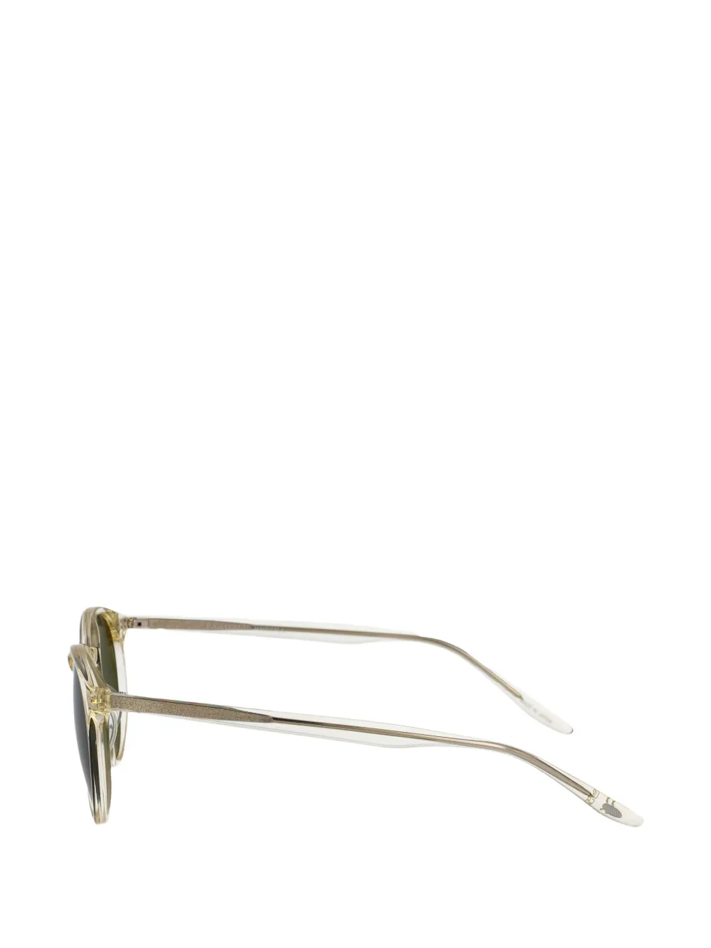  Barton Perreira Princeton Round-frame Sunglasses - Neutrals 