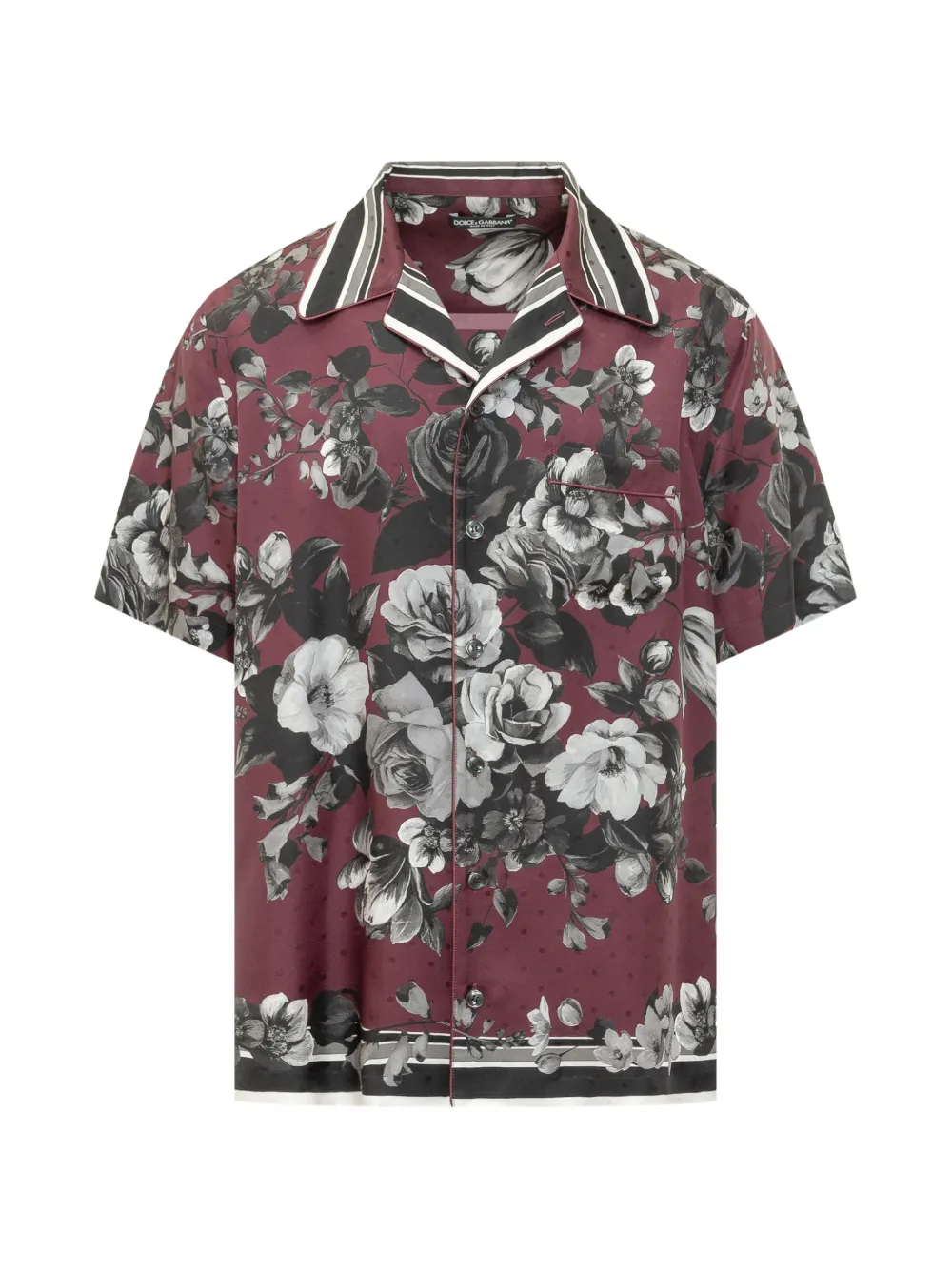 Dolce & Gabbana floral shirt - Rosso