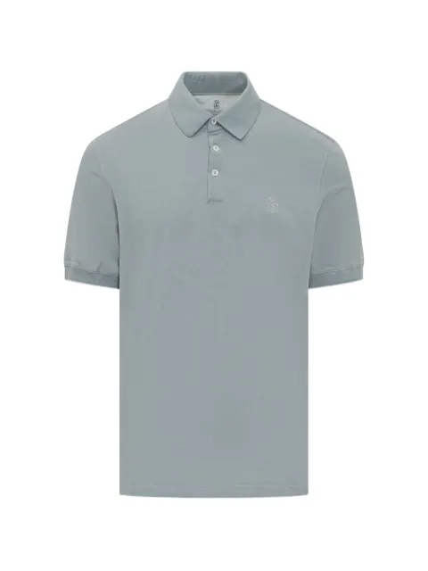 Brunello Cucinelli ribbed polo shirt