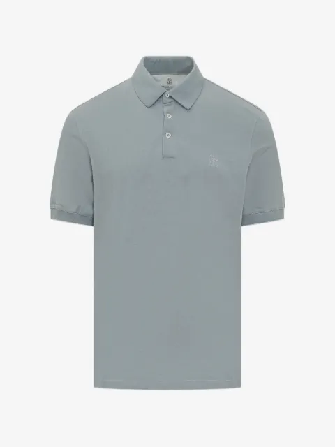 Brunello Cucinelli ribbed polo shirt