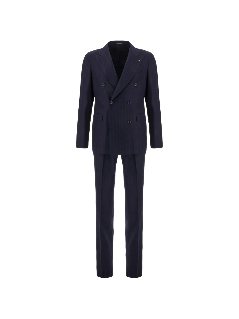 Tagliatore pinstripe double-breasted suit - Blu
