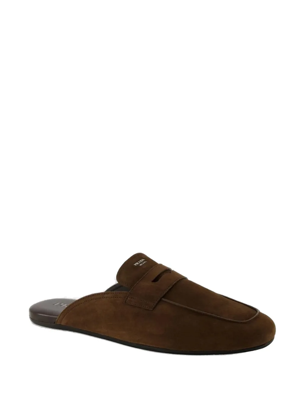 Prada penny-slot suede mules Bruin