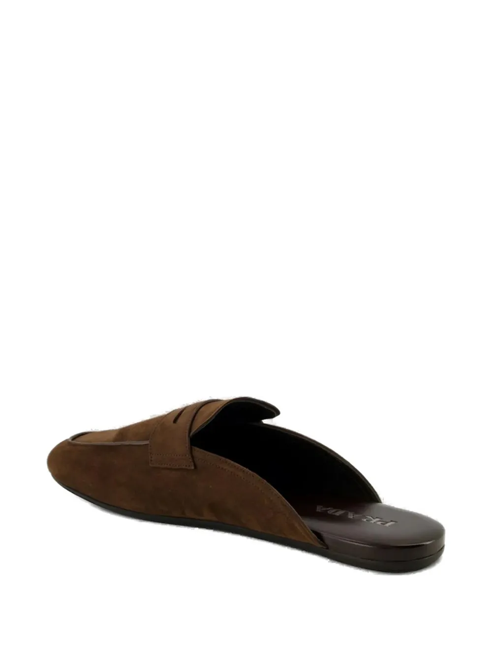 Prada penny-slot suede mules Bruin
