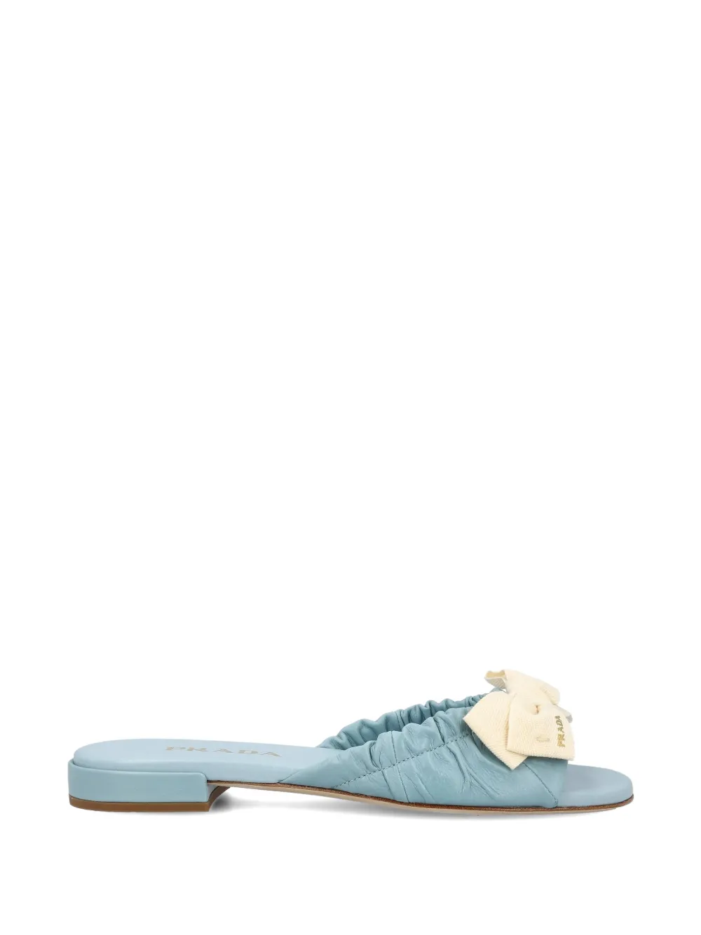 Prada bow-detail sandals - Blu