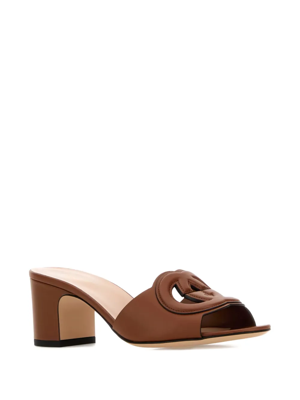 Gucci cutout leather sandals Bruin