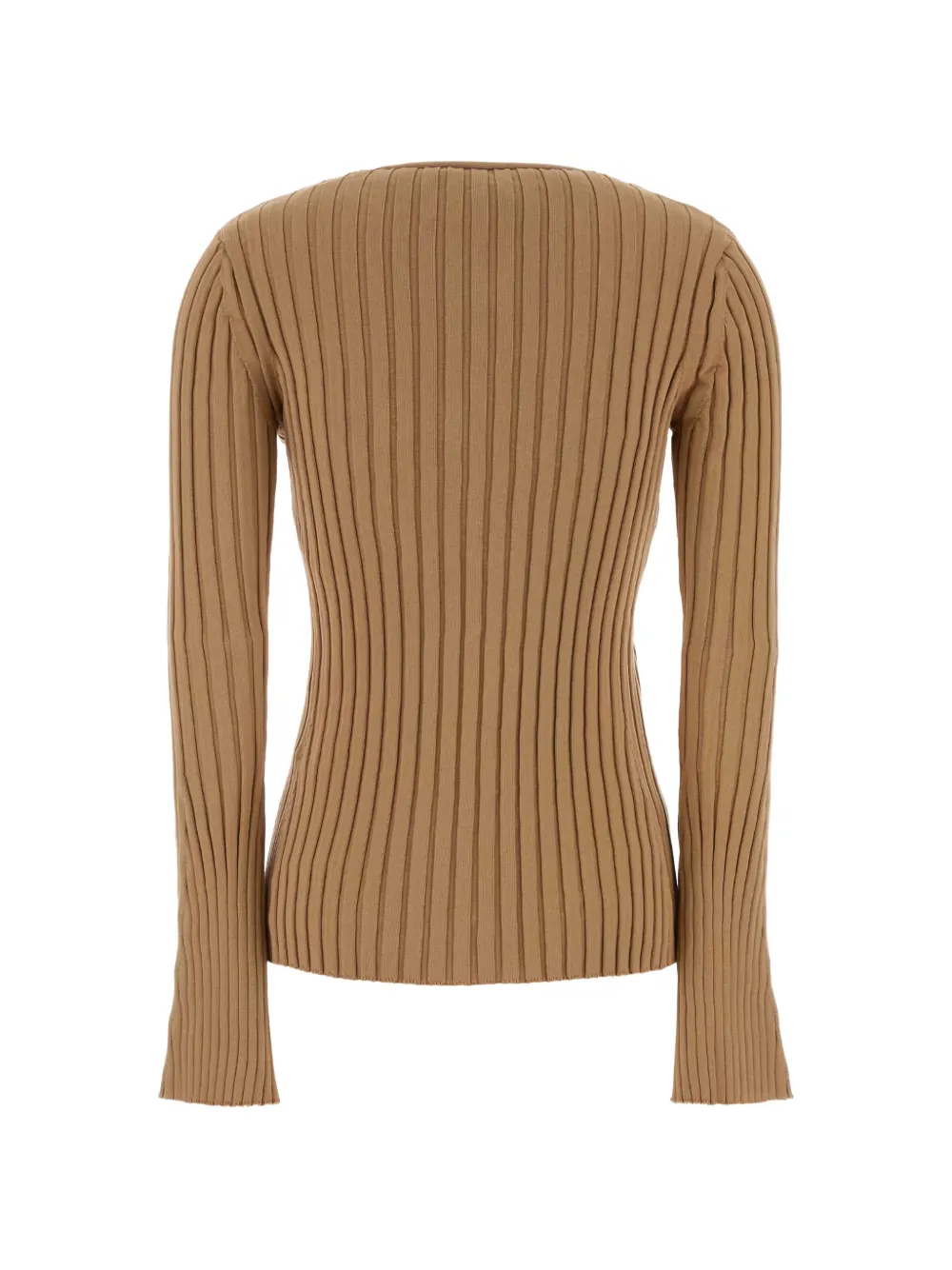  Stella Mccartney Ribbed Button Cardigan - Brown 