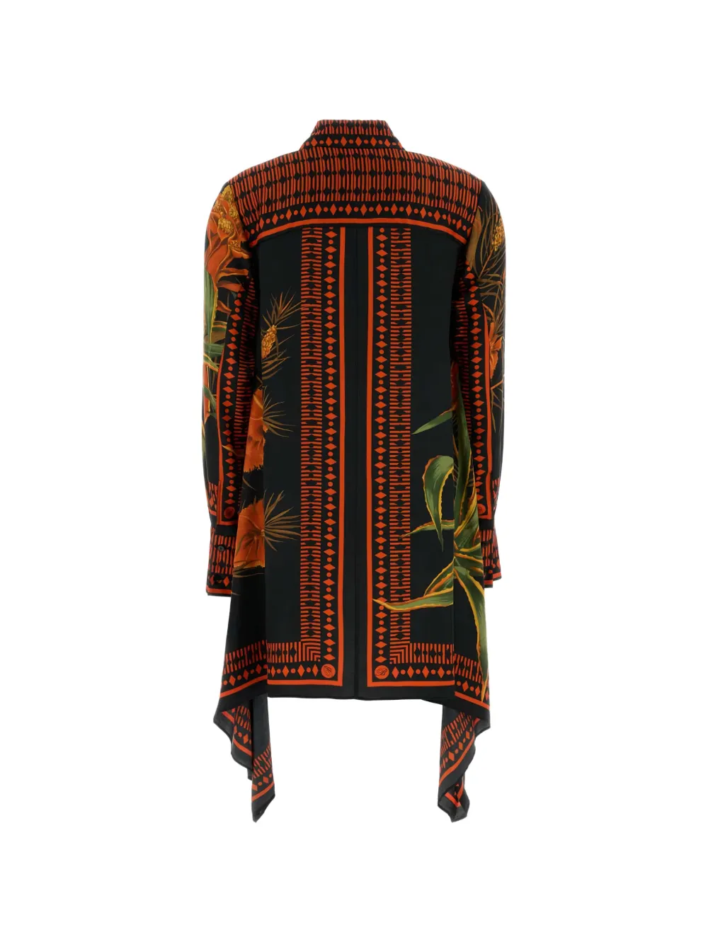 Blumarine Mini-blousejurk met print Zwart