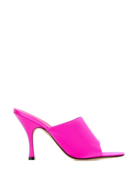 Gucci electric fuchsia mules