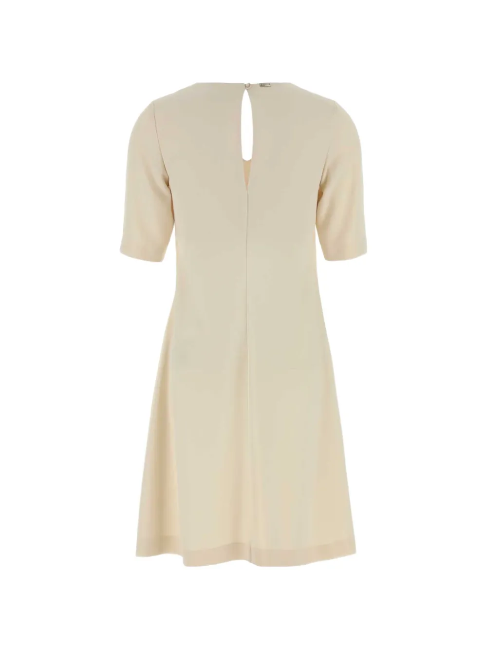  Herno V-neck Short-sleeve Midi Dress - Neutrals 