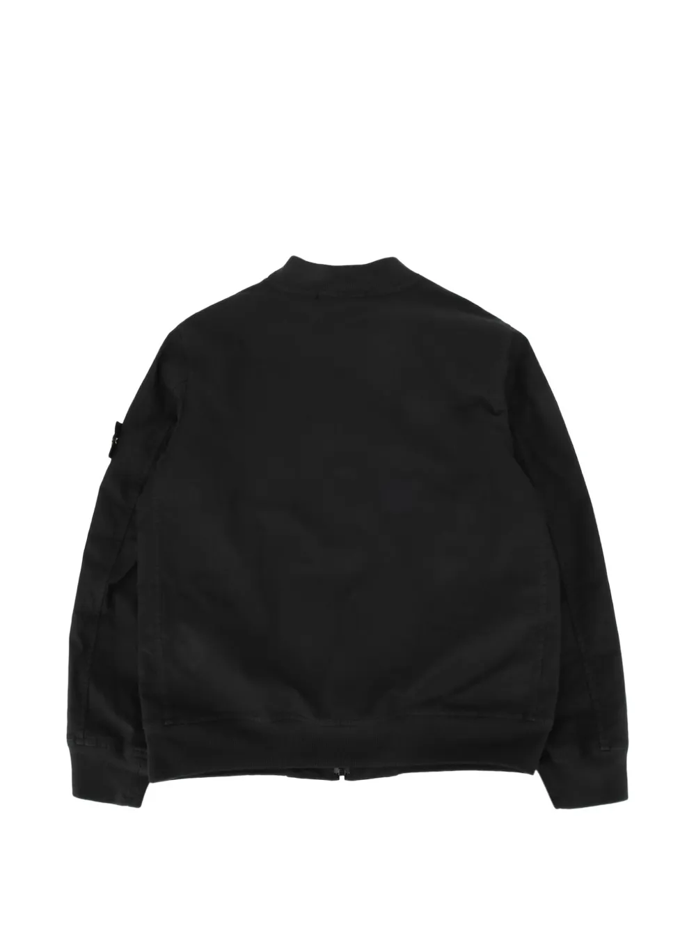 Stone Island Junior Jack met opgestikte zakken Zwart