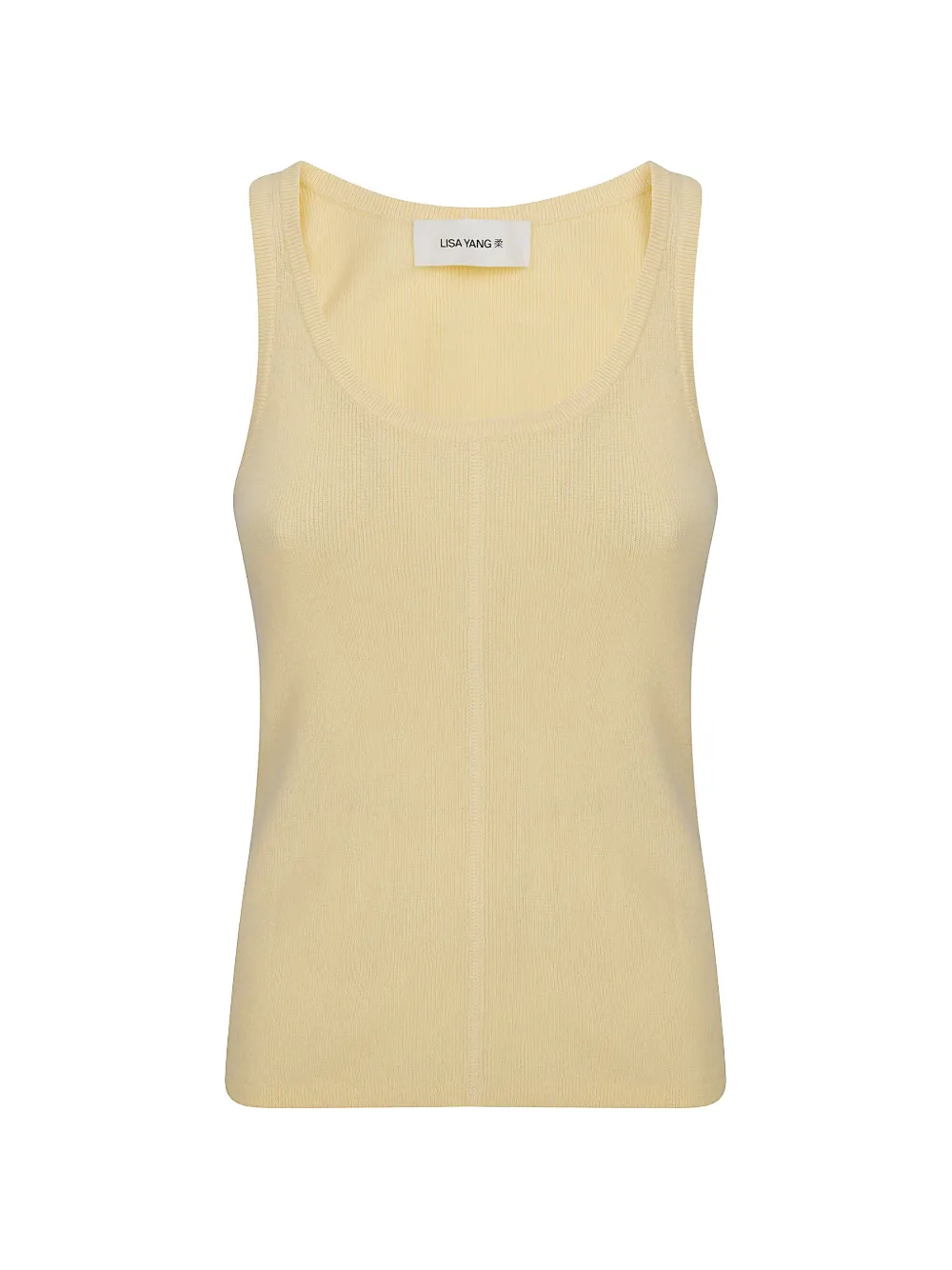 Lisa Yang ribbed tank top - Giallo