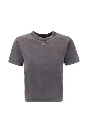 Rick Owens Cropped T-shirt | Grey | FARFETCH AO