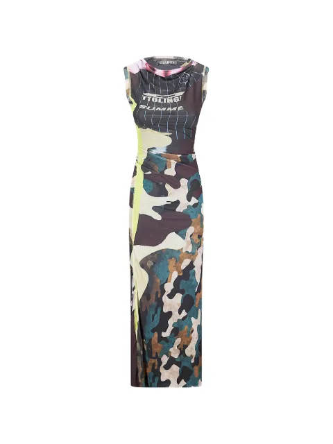 Ottolinger camouflage maxi dress