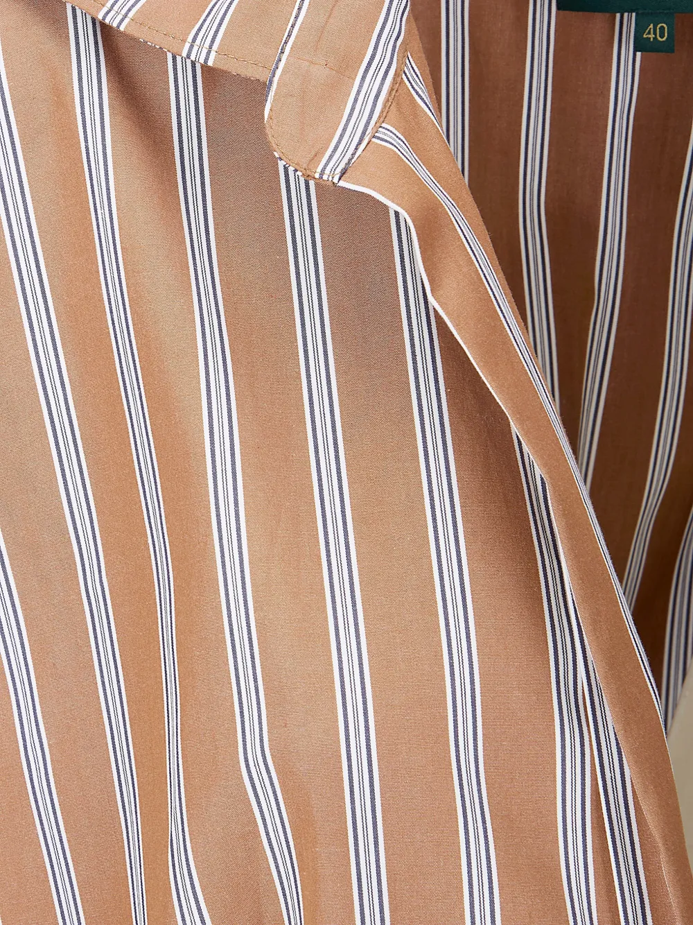  Jejia Orlando Striped Shirt - Brown 