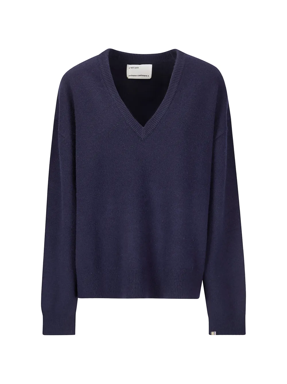 extreme cashmere N°457 Jack V-neck sweater - Blu