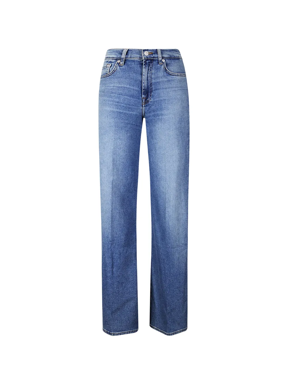 7 For All Mankind straight-leg jeans - Blu