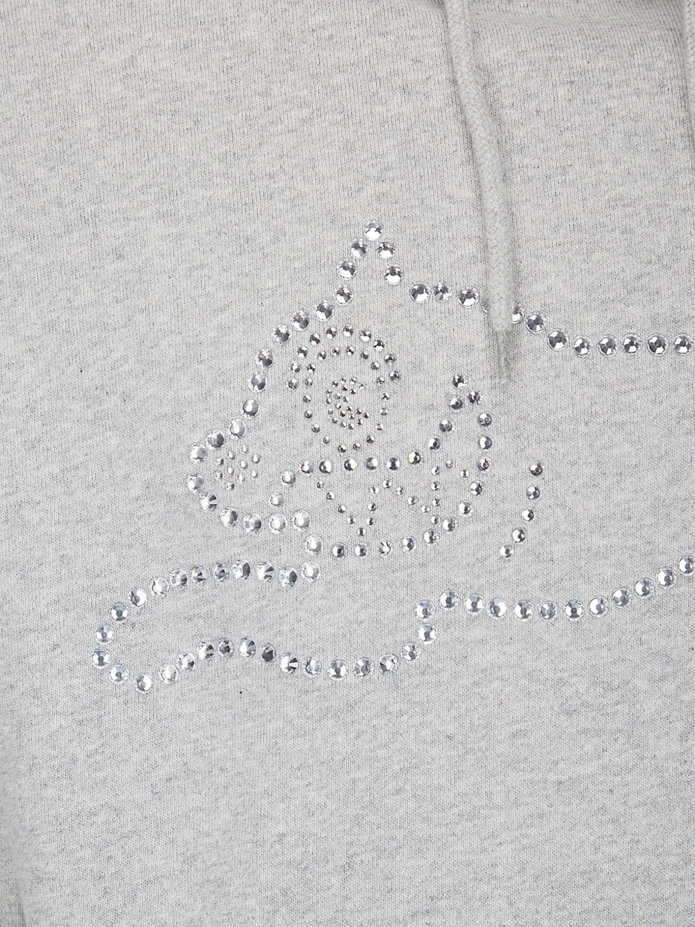 ICECREAM Hoodie verfraaid met kristallen Grijs