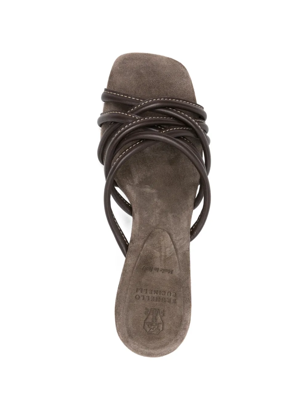 Brunello Cucinelli Sandalen met bandjes Bruin
