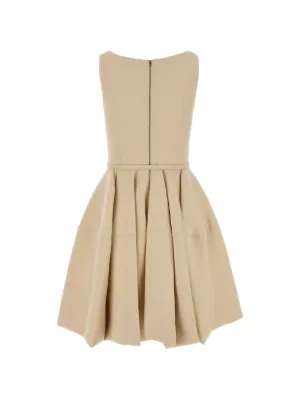 princess polly baby blue dress Fendi Beige Logo Knit Dress with Zipper