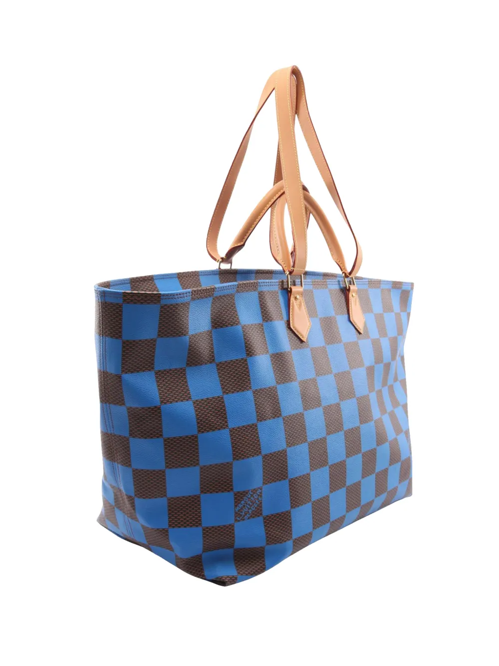 2021-2026 Damier Pop Sac Plat Soft East West Tote Bag