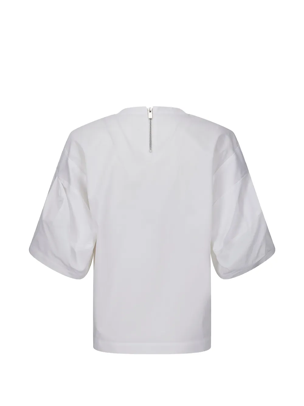 sacai Blouse met ronde hals Wit