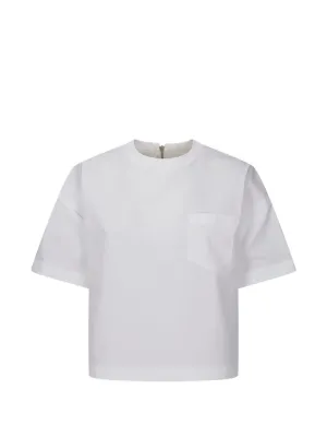 noir kei ninomiya /コムデギャルソン 半袖Tシャツ Noir Kei Ninomiya x Comme Des Garçons star-detail T-shirt | White