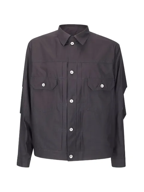 sacai typewriter shirt jacket